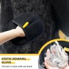 unbranded 5PC Electrostatic Pet Hair Removal Gloves Brush Double-sided Pet