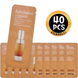 Sulwhasoo Concentrated Ginseng Rejuvenating Serum 1ml x 40pcs (40ml) Newest Ver