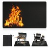 Fire Pit Mat for Decking Heat Resistant Mat,165x122cm Fireproof Mat
