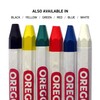 Oregon Multi Surface Marking Crayon – Yellow, Professional 6 Sided