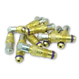 Haltec Pack of 12 CH-3 Core Housing Replacements for TR218A and TR618A Brass Air/Liquid Valve Stems. Fits All Fast Flow Air-Liquid Valves Except Super Large Bore. TV-CH-3 Valve Core Housing.