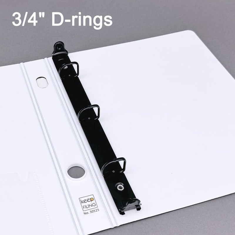 Mini Binder 5.5 x 8.5 & 6x8 inch, 3-Ring Binder,