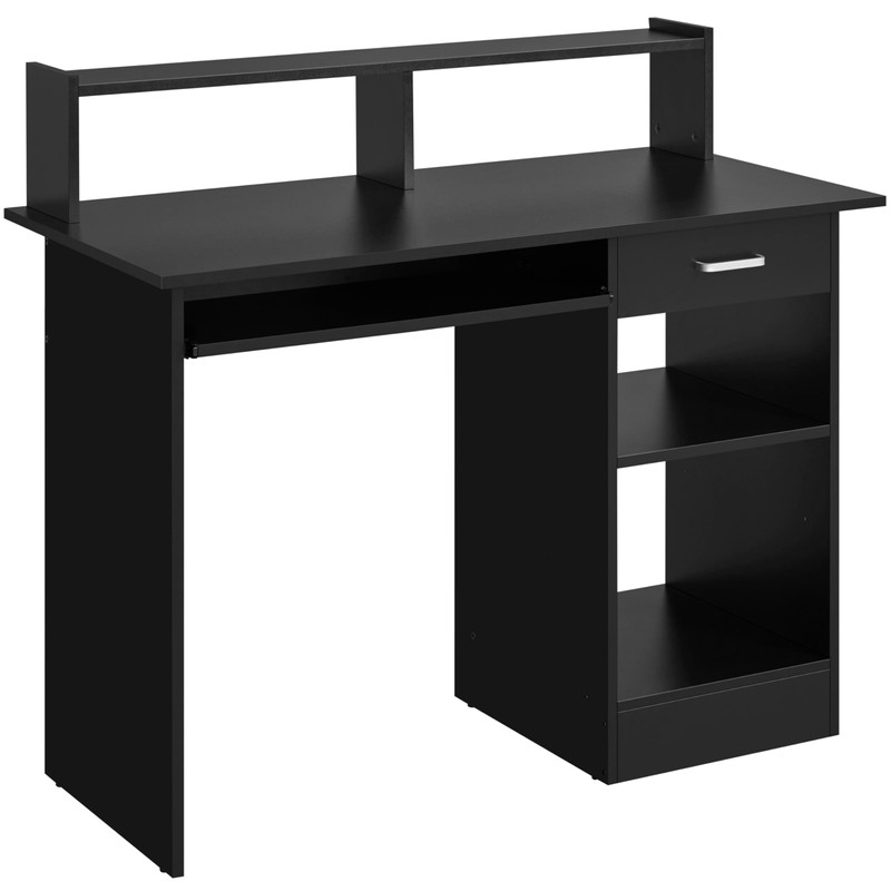 Yaheetech Home Office Wood Computer Desk with Drawers and Pull-Out