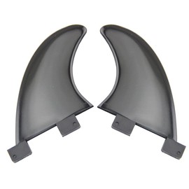UP100 Surfboard Fins Quad (4 Fins) for FCS Surfing Board SUP Surfing Fin Black