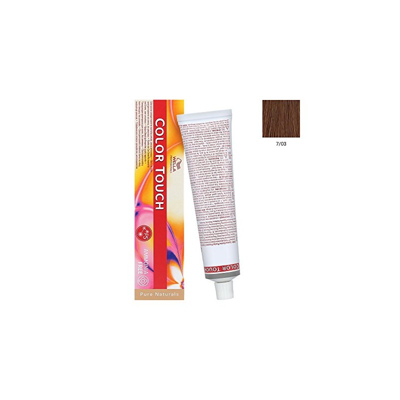 Wella Color Touch Pure Naturals 7/03 Medium Natural Gold Blonde