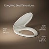KOHLER 4636-RL-47 Cachet ReadyLatch Elongated Toilet Seat Slow Close, Soft