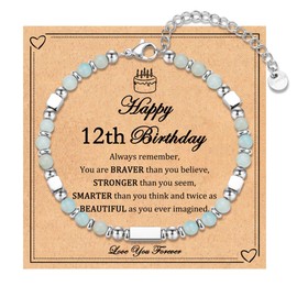 IKIATY 12 Year Old Girl Birthday Gifts Ideas, 12th Birthday Gifts for 12 Year Old Girls, Birthday Bracelet Gifts for Teen Girls Daughter Granddaughter Niece Friends