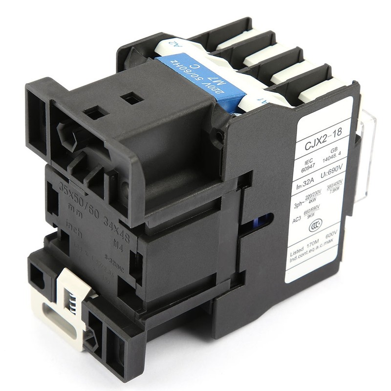 CJX2-1810 High Sensitivity Industrial Electric AC Contactor 18A