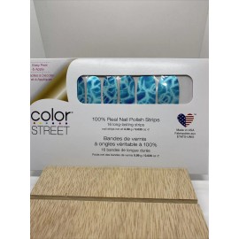 Color Street POOL INTENTIONS ~ Color Street Nail Polish Strips ~ RETIRED - Shimmer, Blue
