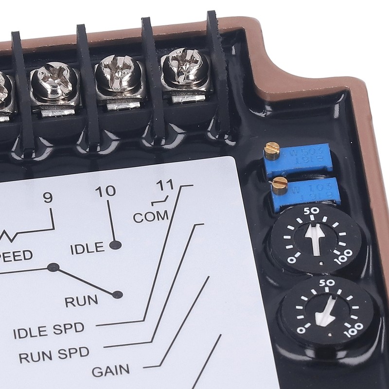 Generator Speed Controller Electronic Engine Governor Slow Start Idle Control