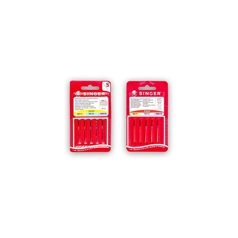 Singer Set of 2 Packs Sewing Machine Needles 2020 /