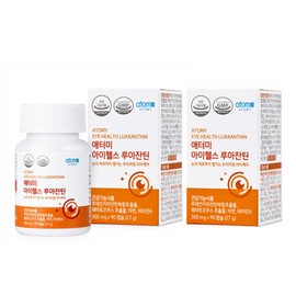 Atomy iHealth Ruaxanthin 180 capsules, 6 months supply / 애터미 아이헬스 루아잔틴 180캡슐 6개월분
