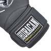 Huracan Premium Boxing Gloves Black Satin 14oz – Velcro