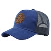 White Fang CZA328 Casual Mesh Cap, Hat, Logo Design, Stylish, Sports, Men's, Women's,, blue, Free size