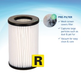 GermGuardian Allergen Replacement Filter for AC085 Portable Personal Air Purifier, Captures Airborne Particles, Dust Mites, Pollens, Debris and Pet Dander, FLT085