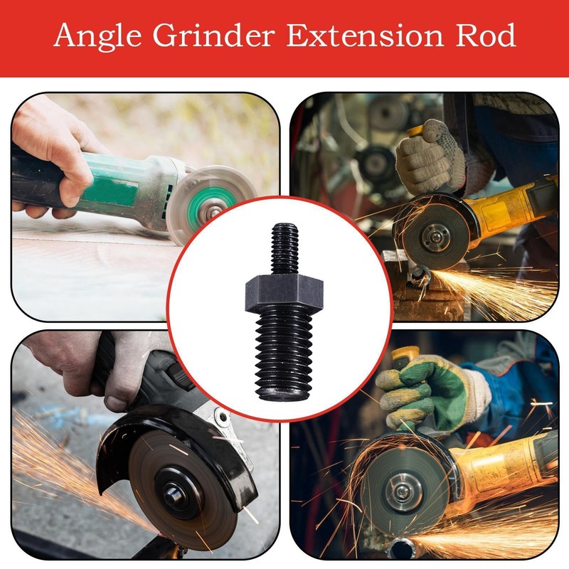 Angle Grinder Extension Shaft,Woodworking Grinding Attachments - Efficient Extension Shaft