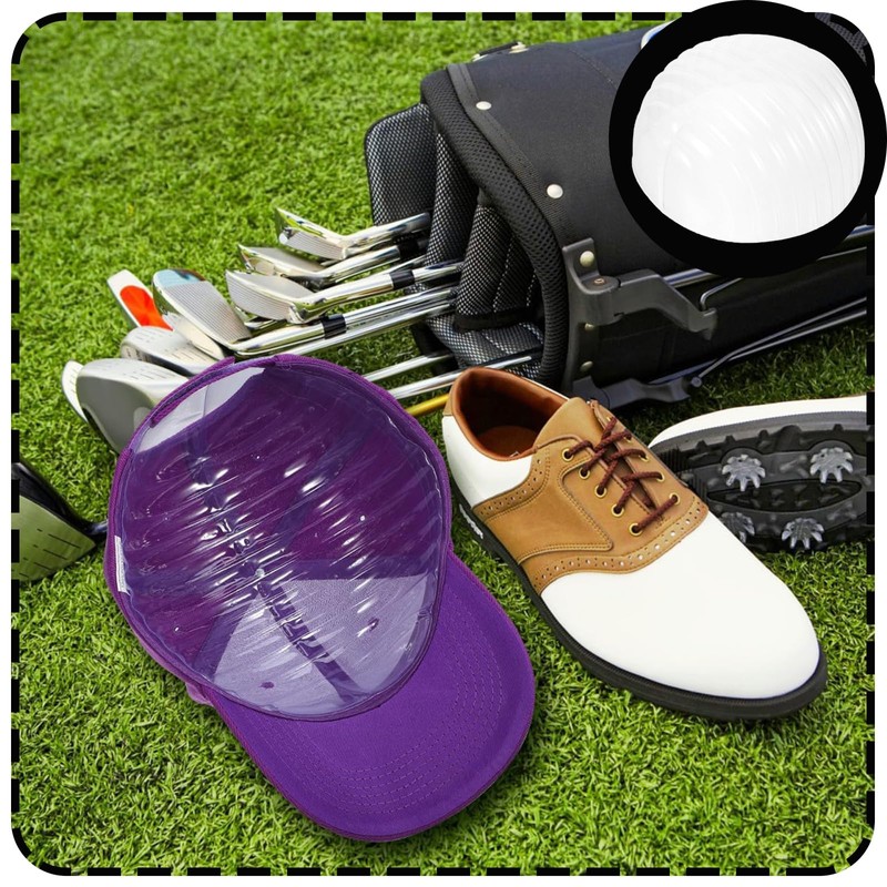 16PCS Hat Shaper Inserts for Baseball Caps, Clear Plastic Display