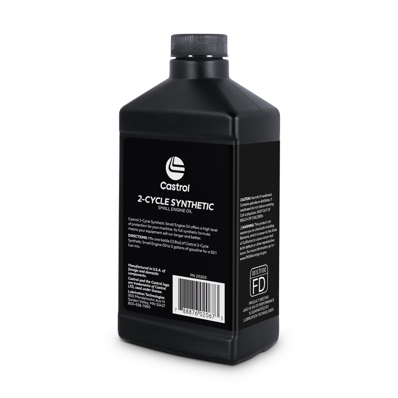 Castrol 2 Cycle Full Synthetic Oil - Small Engine Formula