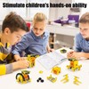 Robot Solare 12 in 1, Giocattolo Educativo con 190 Pezzi,