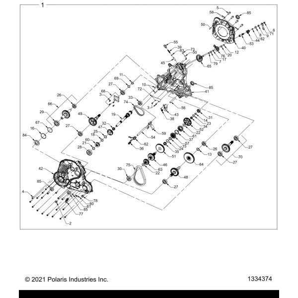 Polaris Hex Screw, Genuine OEM Part 3234634, Qty 1