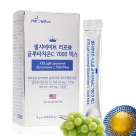 Nature Max CellGate Liposome Glutathione C 7000 Max Yeast Glutathione 85% 14 packs 2027-02-23 / 네이처맥스 셀지에이트 리포좀 글루타치온 C 7000 맥스 효모 글루타치온85% 14포 2027-02-23