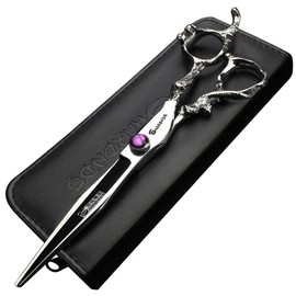 Barber Professional 6/7/7.5/8/9-inch high-end JP440c Barber Scissors Set Hair Scissors Set (8-in cutting scissors)