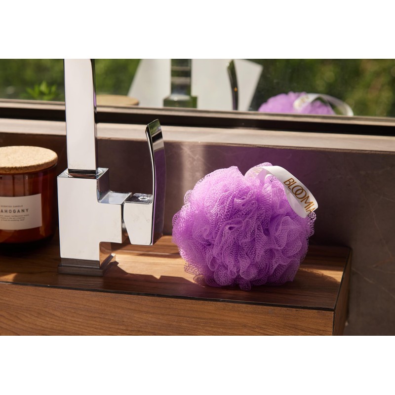 Pack 4 Esponjas Para Baño De Colores