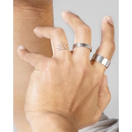 Inkbox Temporary Tattoos, Semi-Permanent Tattoo, One Premium Easy Long Lasting, Waterproof Temp Tattoo with For Now Ink - Lasts 1-2 Weeks, Aloha, 1 x 1 Inch