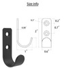 Aufuga Wall Hooks Coat Hook Robe Hanging Robe & Towel