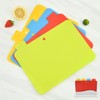 Chopping Board Set - Colour Coded Plastic Cutting Boards with