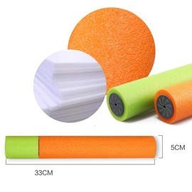 MEISO 3pcs Juguetes para Alberca Pistolas de Agua Colores Mezclados Agua Pistolas de Agua Juguete de Espuma Juguetes al Aire Libre para Piscina, Patio, césped, Playa