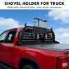 8-Hole Shovel Holder for Truck, Heavy Duty Trailer Tool Rack