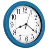ISHIWA 8.5 inch Simply High-end Plastic Decorative Wall Clock, Water
