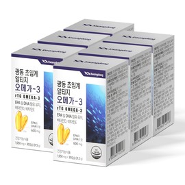 Guangdong low-temperature supercritical Altige Omega 3 6-month supply Vitamin D fish oil capsule EPA DHA / 광동 저온 초임계 알티지 오메가3 6개월분 비타민D 피쉬오일 캡슐 EPA DHA