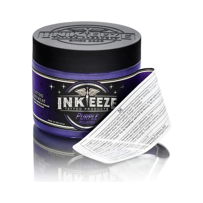 Crema Para El Cuidado Del Tatuaje Purple Glide 6 Oz