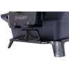 Oval Cast Iron Grill Outdoor, Portable Charcoal Grill& Tabletop Cast