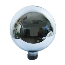 Echo Valley 8102 10-Inch Glass Gazing Globe, Silver