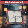 100W Solar LED Work Light - Ultra Bright Portable Magnetic