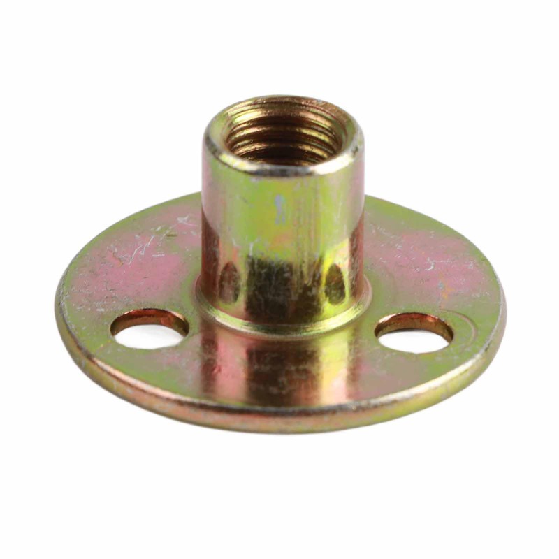5 Pcs T Nuts, 3 Hole Galvanized Iron Fixed T