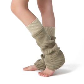 Soxbang Leg Warmers Kawaii Y2K Harajuku Legwarmers for Girls & Women - Gyaru, Goth & Lolita Accessories Khaki
