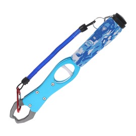 KICHOUSE Professional Fish Gripper Scale Portable Fishing Tool Anti-Slip Handle Fish Grabber for Easy Catching and Release for Freshwater and Saltwater Fishing