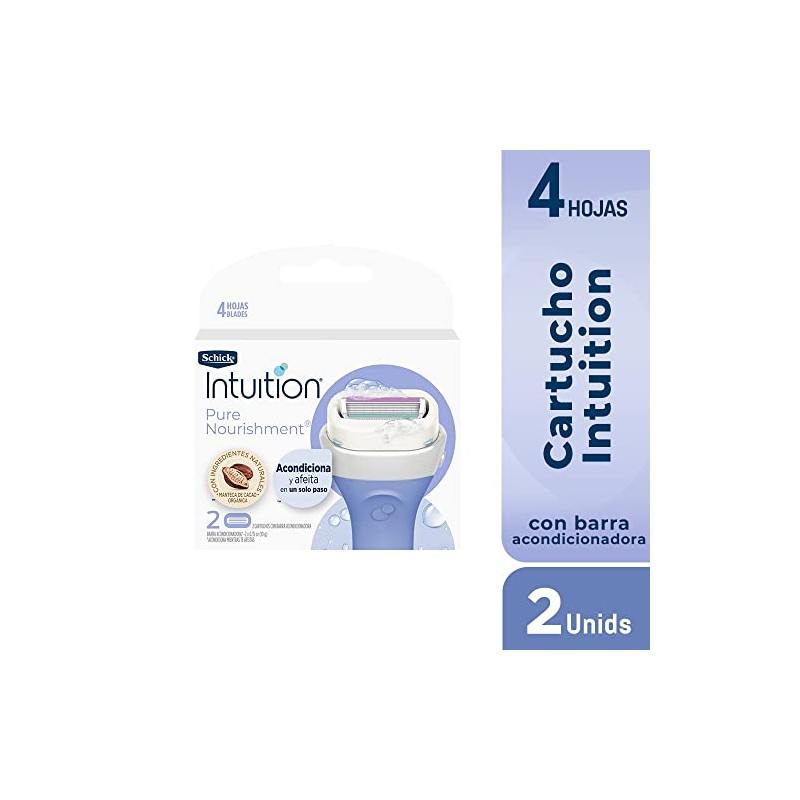 Schick Intuition Máquina de Afeitar para Mujer 4 Hojas 2