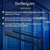 StarTech.com Vertical 0U Server Rack Cable Management w/ D-Ring Hooks