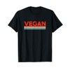 Vintage und Retro Style fr Veganer Vegan Retro Lettering on