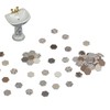 240 pcs, Dollhouse Flooring, 1:12 Scale Doll House Hexagonal Tiles,