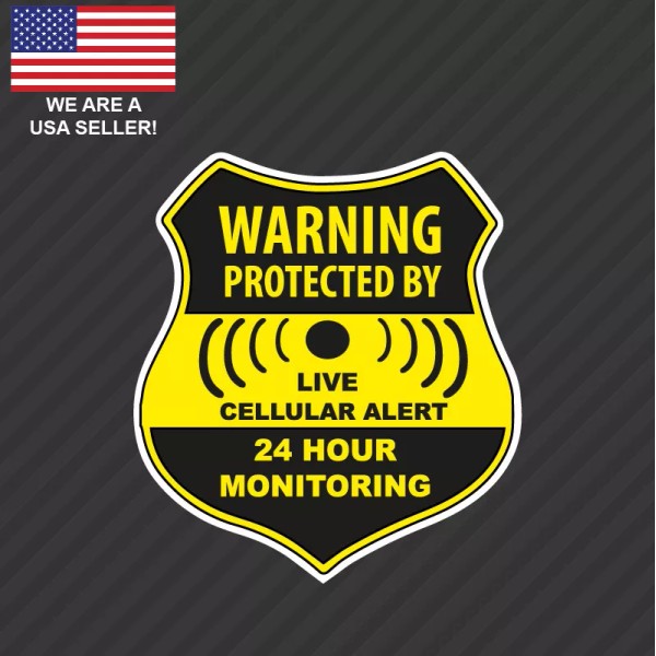 Decals by Haley Home CCTV Surveillance Security Camera Video Sticker