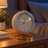 Analog Alarm Clock for Bedside Use – Silent Luminous Pointer