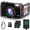 4K Digital Camera for Photography Auto-Focus Vlogging Camera for YouTube