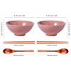 Ceraozmus Ceramic Ramen Bowl Set - Set of 8, 2