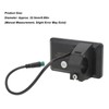 Electric Bike LCD Display Meter ABS 22.5mm 24V 36V 48V